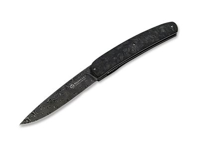 Maserin Gourmet Knife Damascus CF Black