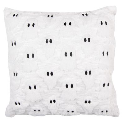 Clayre & Eef Dekokissen 45x45 cm Weiß Synthetisch (Gr. 45x45x4 cm)