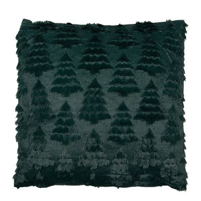Clayre & Eef Dekokissen 45x45 cm Grün Synthetisch (Gr. 45x45x4 cm)