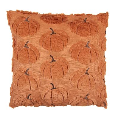 Clayre & Eef Dekokissen 45x45 cm Orange Synthetisch (Gr. 45x45x4 cm)