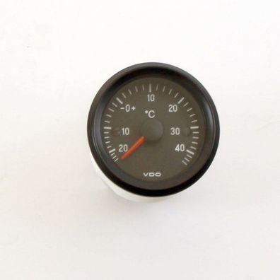 VDO Außenthermometer Aussentemperatur 12V Armatur analog -20 + 46°C