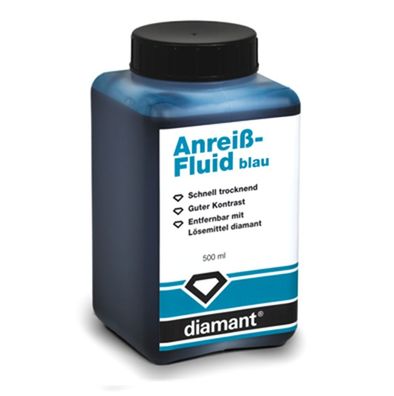 Anreiß-Fluid, blau, Flasche 500ml