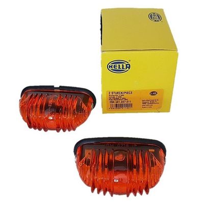 2 x Blinker Hella 2BA001.227-211 seitlich Oldtimer Traktor Schlepper Verkleidung Moto
