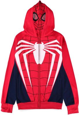 Spider-Man - Full Zip Novelty Hoodie With Face Mask