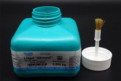 500g Lötgel Allround incl. Pinsel Weichlöten walzblanke Metalle Flussmittel