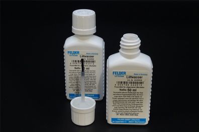 2x 50ml Lötwasser mit Pinsel Felder Flussmittel für allgemeine Lötarbeiten Löten