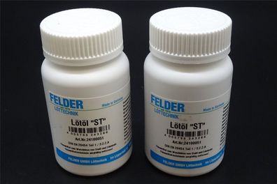 200ml Lötöl "ST" Felder V2A V4A Stahl Edelstahl Flussmittel Lötmittel Löten