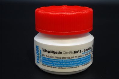 100g Fittingslötpaste Cu-Rofix®3-Spezial Felder Weichlöten Trinkwasser Heizung