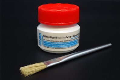 100g Fittingslötpaste Cu-Rofix®3-Spezial Felder + Pinsel Trinkwasser Heizung