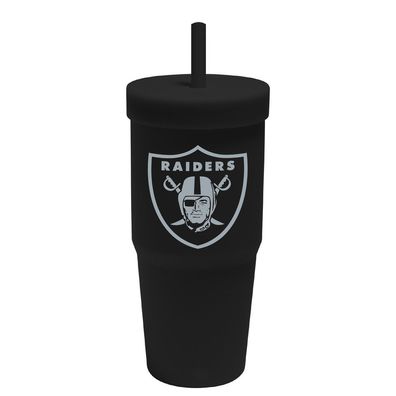 NFL Las Vegas Raiders Trinkbecher Tumbler Strohhalm 940ml Silikon 10943156467