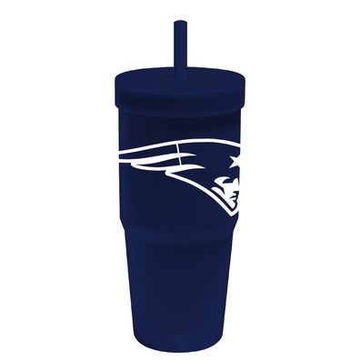 NFL New England Patriots Trinkbecher Tumbler Strohhalm 940ml Silikon 10943156450