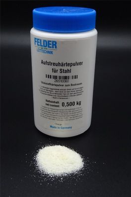 Felder Härtepulver Aufstreuhärtepulver Stickstoffhärtepulver 500g für Stahl #