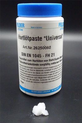 500g Hartlötpaste Universal FH 21 Flussmittel für Kupfer Stahl Messing Bronze