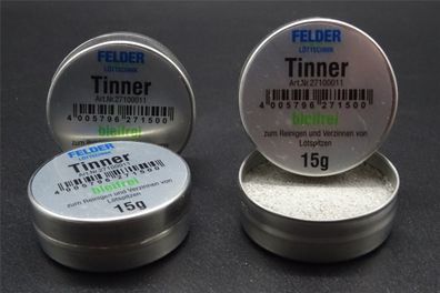 3x 15g Tinner Felder Lötspitzenreiniger + Verzinner Lötkolben bleifrei Löten