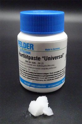 100g Hartlötpaste Universal FH 21 Flussmittel für Kupfer Stahl Messing Bronze