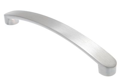 Möbelgriff BA 160mm Küchengriff Edelstahloptik Schrankgriff modern schlicht