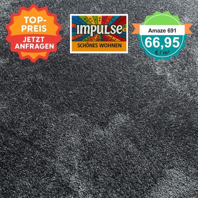 JAB Teppichboden Amaze 691 - Velours 5 m breit - m² nur € 66,95 €