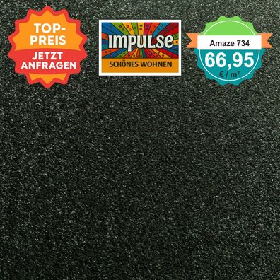 JAB Teppichboden Amaze 734 - Velours 5 m breit - m² nur € 66,95 €