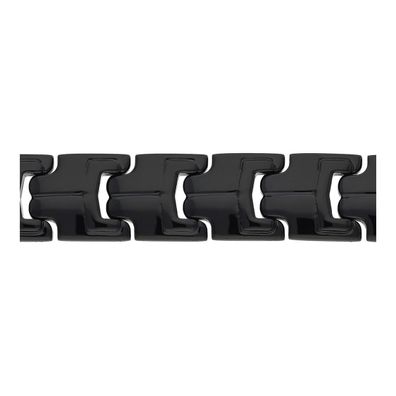 JuwelmaLux Magnetarmband Edelstahl Ionen schwarz plattiert JL49-03-0037