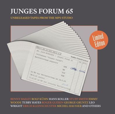 Junges Forum 65 - Unreleased Tracks From The Mps-studio