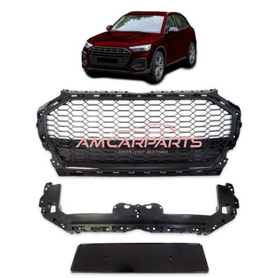 Upgrade Sportgrill / Kühlergrill für Audi Q5 FY Facelift 20+ Hochglanz Schwarz in W