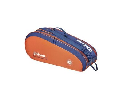 Wilson Roland Garros Team 6 Pack Racket Bag Clay-Navy Tennistasche
