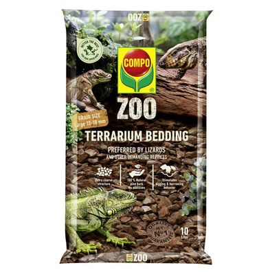 COMPO ZOO Terrarien-Substrat für große Tiere, 10 Liter