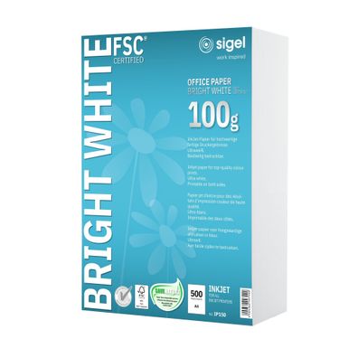 Sigel Inkjetpapier Bright White 100g 500B IP150