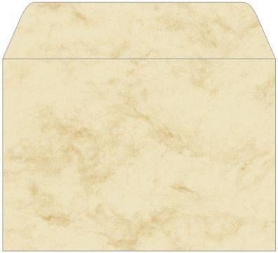 Sigel Umschlag C6 90g Marmor beige 25St DU011