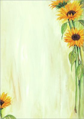Sigel Designpapier A4 90g Sunflower 25Bl DP694