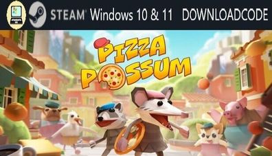 NEU PC Computer Spiel Pizza Possum für Windows 10 11 STEAM Downloadcode Game Key