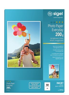 Sigel Inkjet A4 200g hochglänzend IP711
