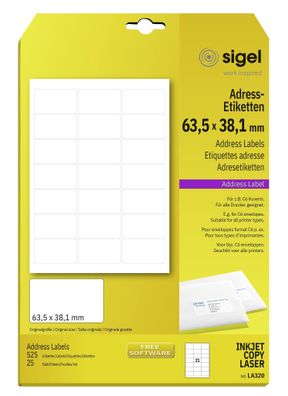 Sigel Adress-Etikett ws 525Et LA320