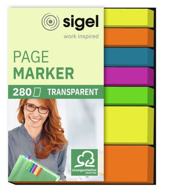 Sigel Haftmarker Folie mix 50x63mm HN616