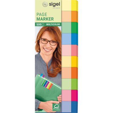 Sigel Haftmarker Multicolor 50x150mm HN682