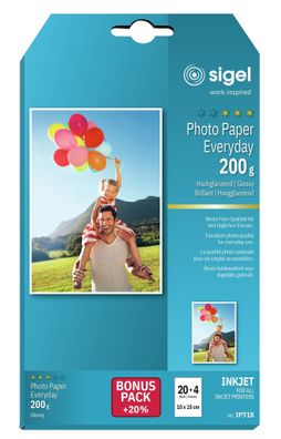 Sigel Inkjet 10x15cm 200g hochglänzend IP718