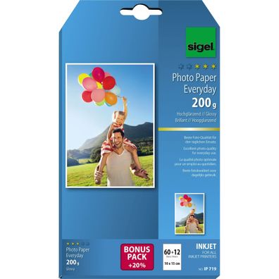 Sigel Inkjet 10x15cm 200g hochglänzend IP719