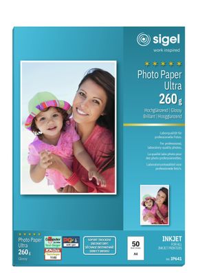 Sigel Inkjet Ultra Fotopapier A4 260g IP641