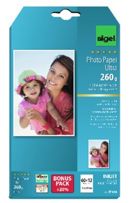 Sigel Inkjet Ultra Fotopapier 260g 72Bl IP656