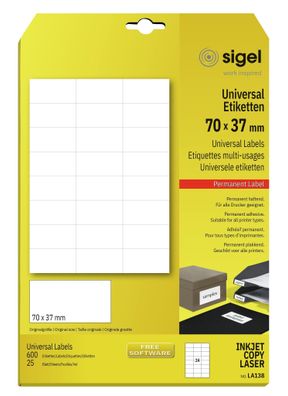 Sigel Universal-Etikett ws 600Et LA138