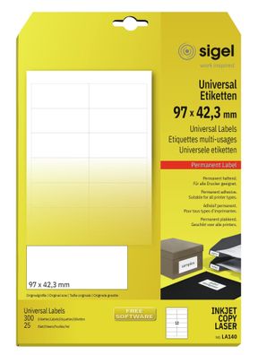 Sigel Universal-Etikett ws 300Et LA140