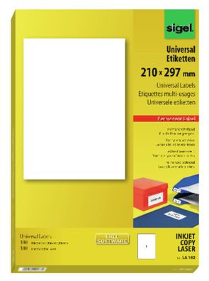 Sigel Universal-Etikett ws 100Et LA182