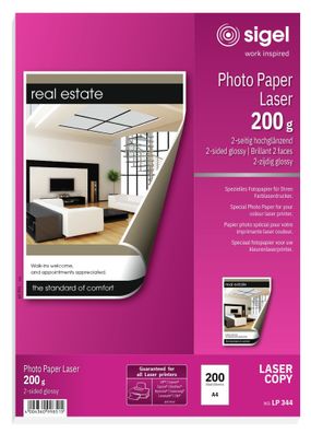 Sigel Laser-Fotopapier A4 200g 200Bl LP344