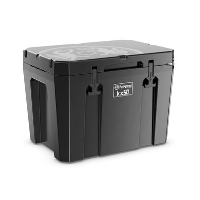 Petromax Kühlbox 50 Liter Schwarz KX50-BLACK für Camping, Angeln und Picknick / Stro