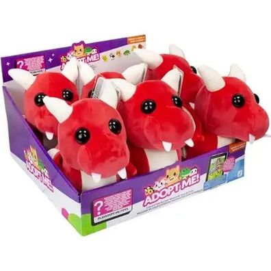 Adopt Me! Collector Plüschtier Drache 20cm | Mit virtuellem Code 6 Stück Set ab 6 Jah