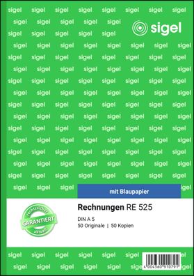 Sigel Rechnung A5 2x50Bl RE525
