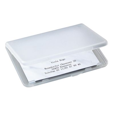 Sigel Visitenkartenetui transparent VA140