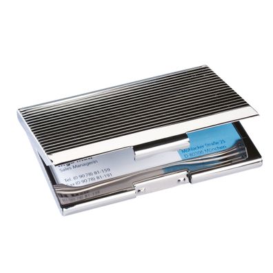 Sigel Visitenkartenetui aus Chrom VZ130