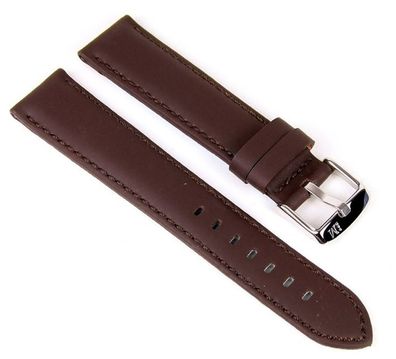 Morellato Walking Vitello Touch Uhrenarmband Leder Dunkelbraun 20mm