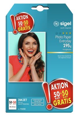 Sigel Inkjet Everyday Fotopapier 100x150m T1154